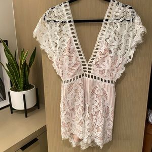 Verge Girl lace romper